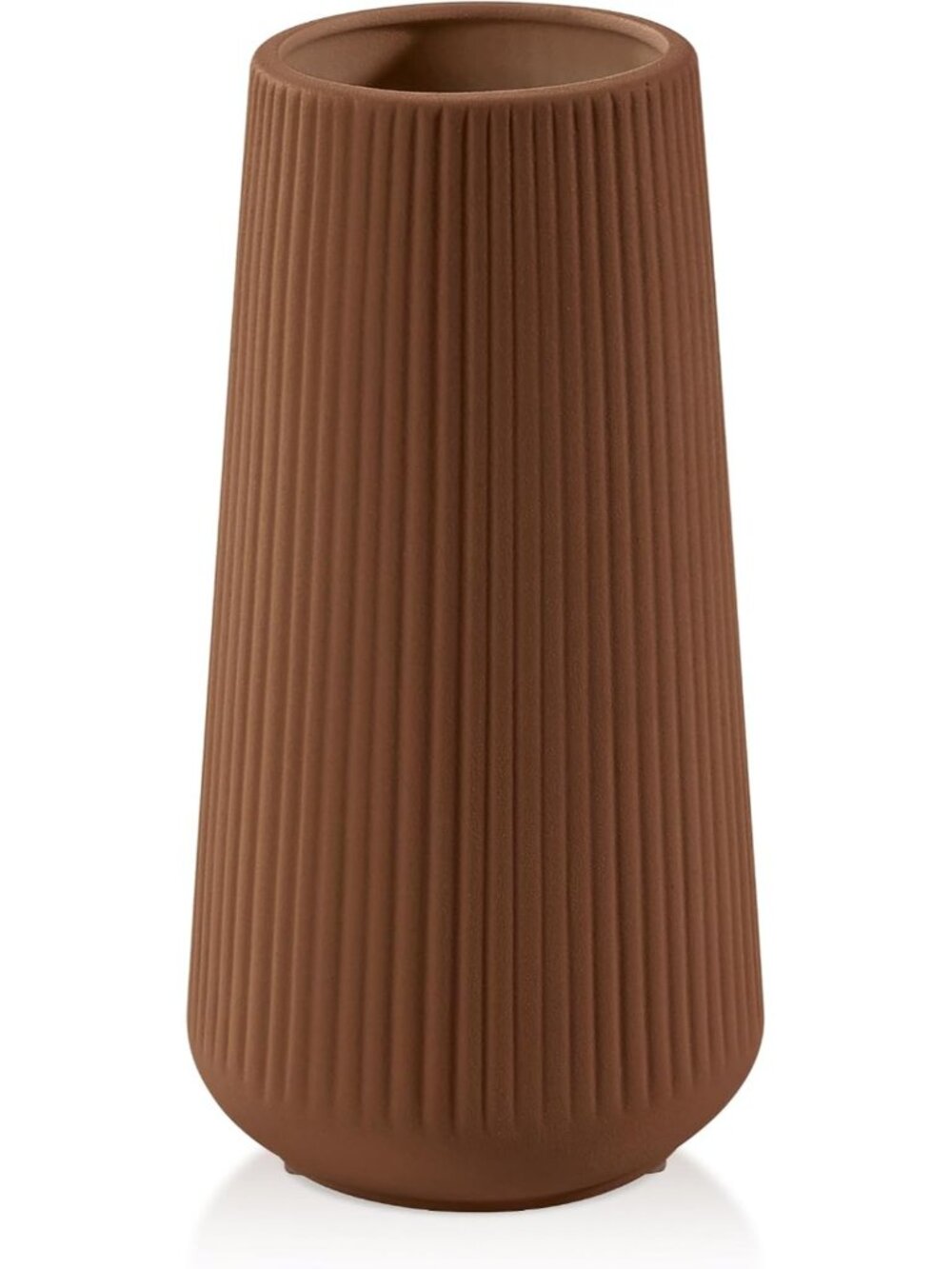 Gradient Caramel Ceramic Cute Flower Vase Pampas Grass Living Room Office Decor